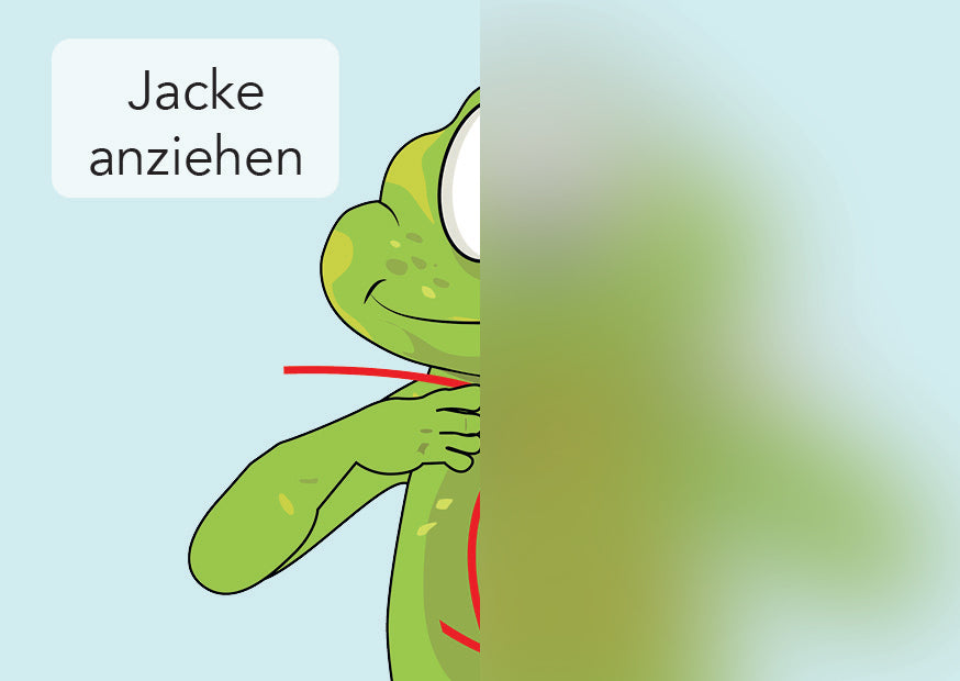 Jacke anziehen | IGuKS - Gebärde