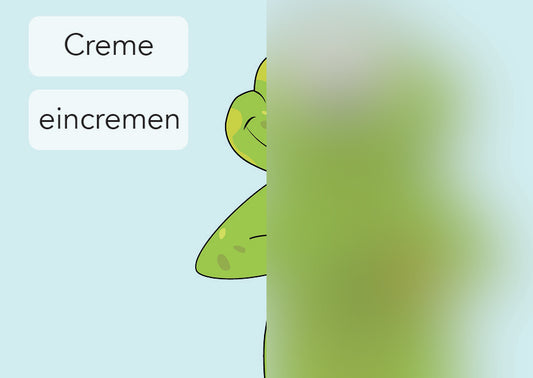 Creme / eincremen | IGuKS - Gebärde