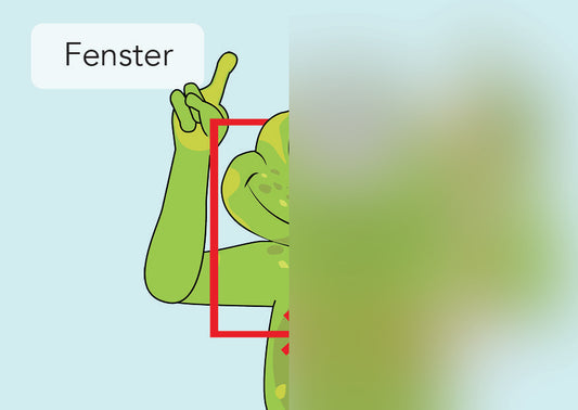 Fenster | IGuKS - Gebärde