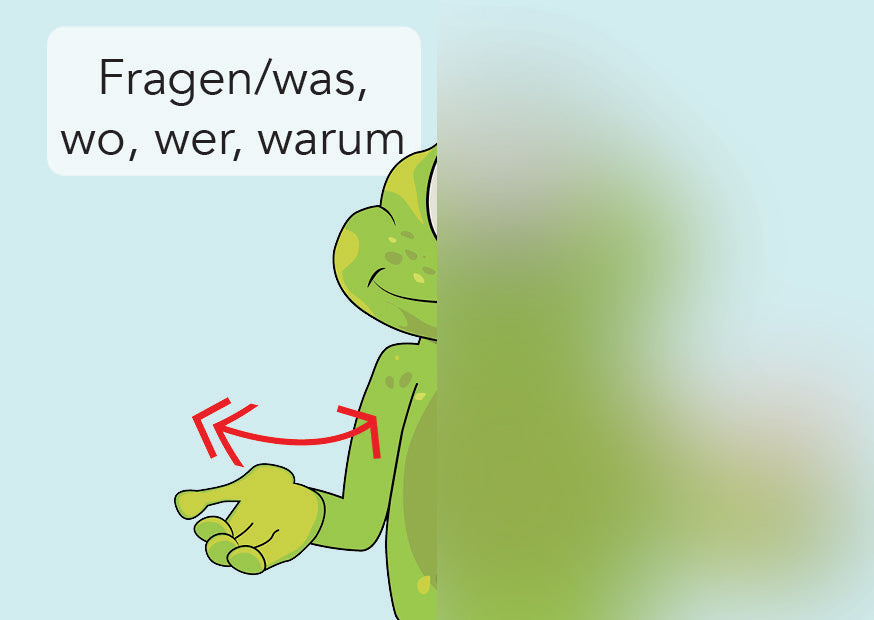 Fragen / was, wo, wer, warum | IGuKS - Gebärde