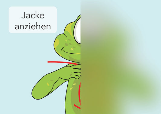Jacke anziehen | IGuKS - Gebärde