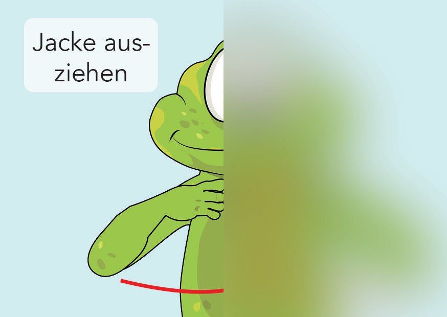 Jacke ausziehen | IGuKS - Gebärde