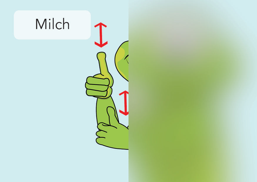 Milch | IGuKS - Gebärde