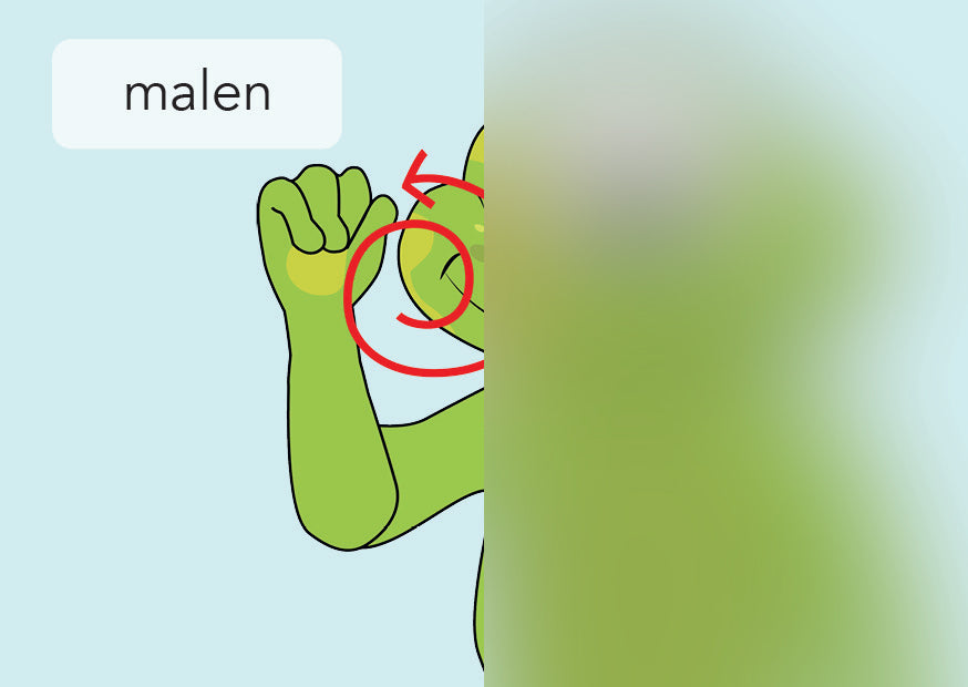 Malen | IGuKS - Gebärde